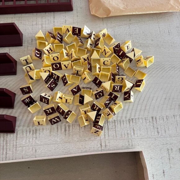 Vintage 1983 Parker Brothers Option Double-sided Word Game - Picture 4 of 10